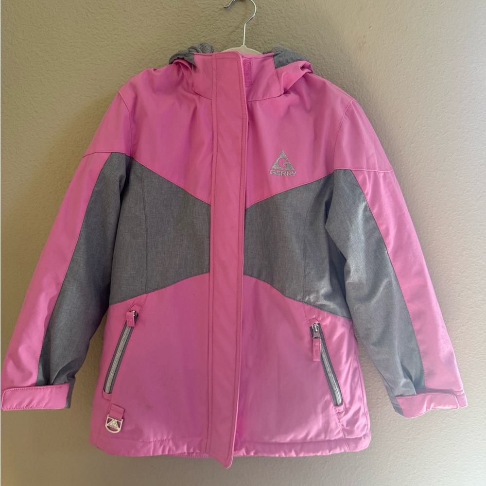 Pink and Gray Kids Jacket